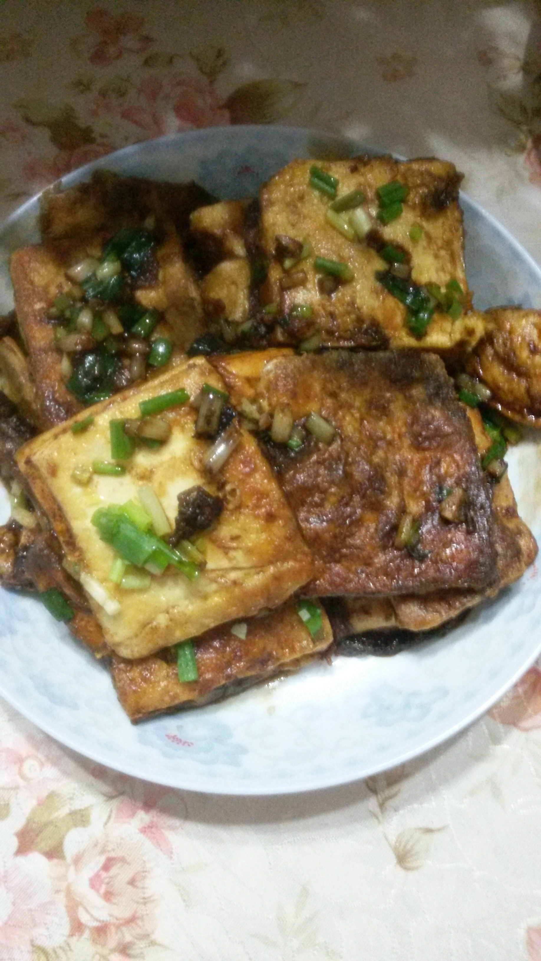香煎嫩豆腐