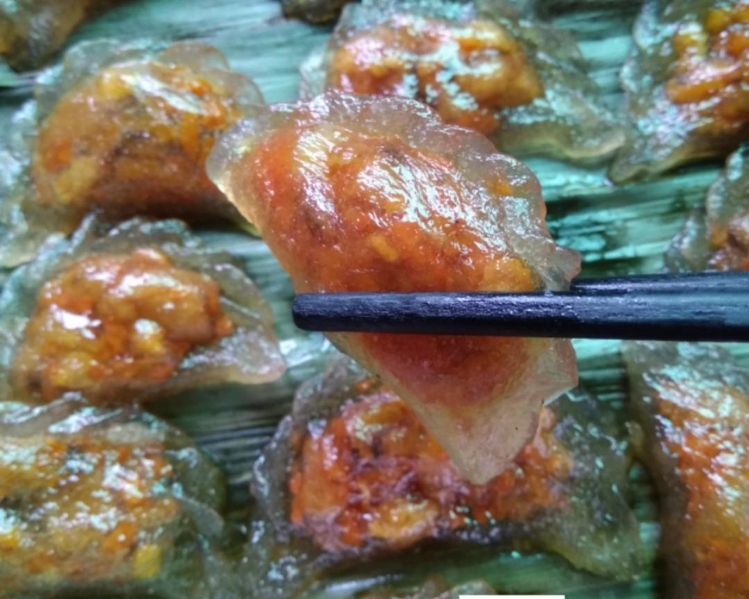 透明心水饺的做法