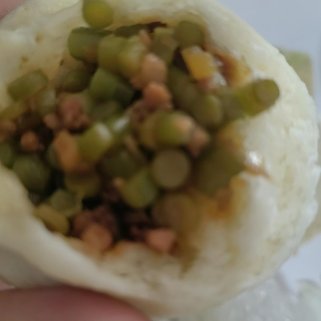 蒜苔酱肉包子👍