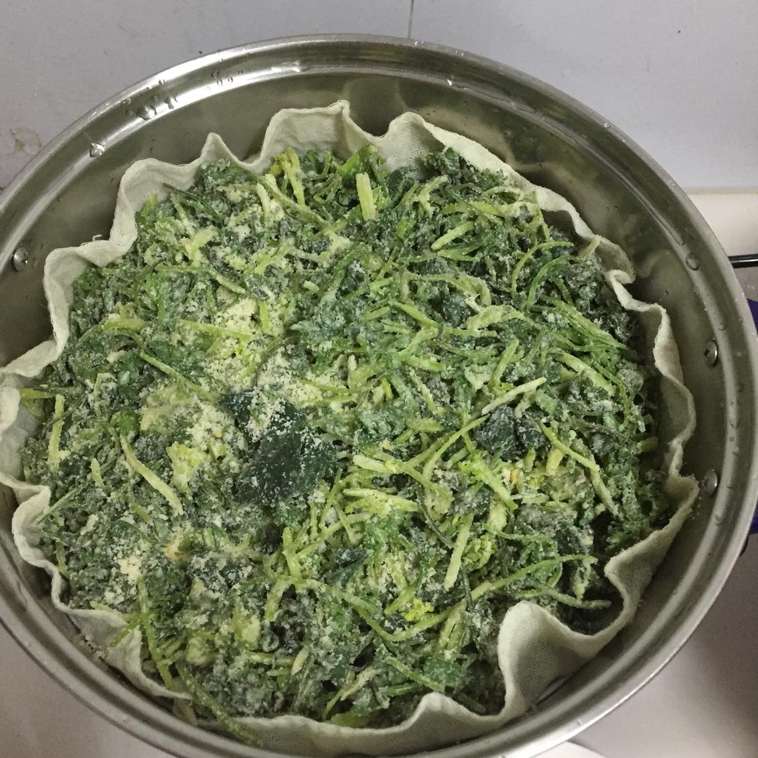 蒸着吃的香菜的做法
