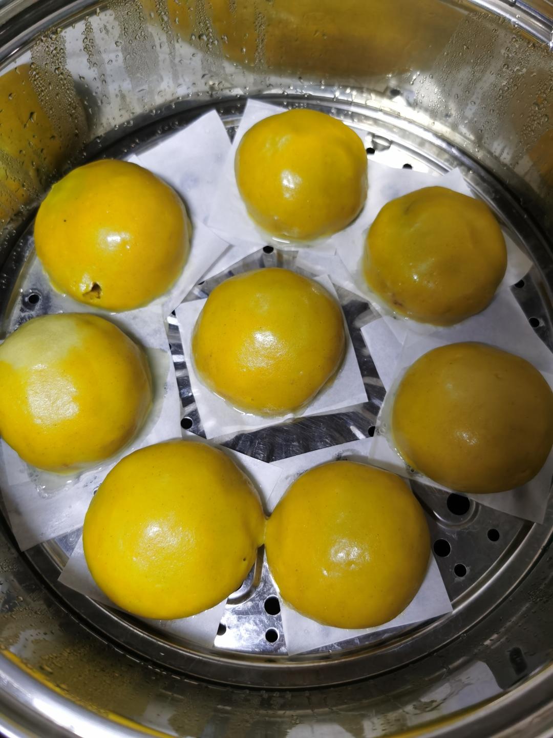 黄米面粘豆包