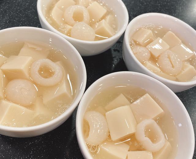 豆奶龙眼布丁的做法