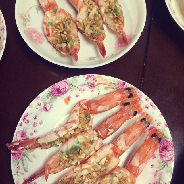 蒜蓉烤虾
