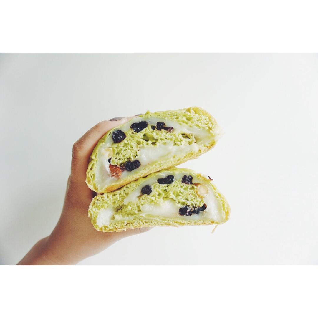 麻薯夹心抹茶软欧