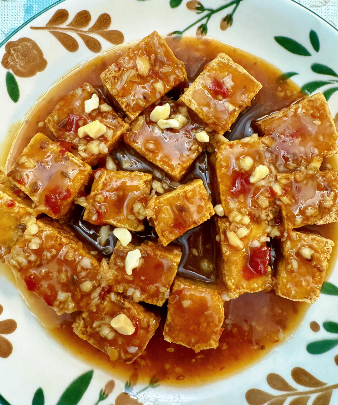 路边摊小吃丨酱汁豆腐做法♨️在家轻松搞定