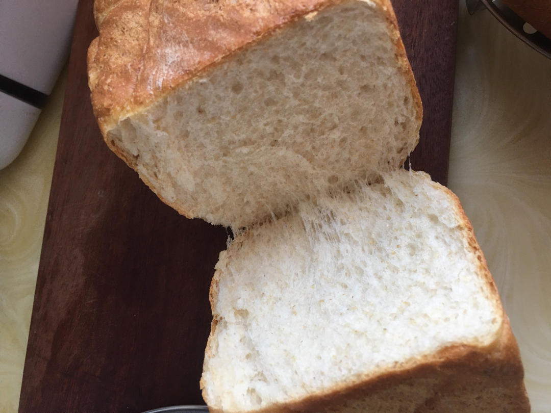 直播100个吐司7:直接法之全麦吐司～水合法（有助于快速出膜）