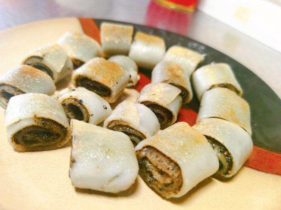 外酥里糯的核桃芝麻糯米卷
