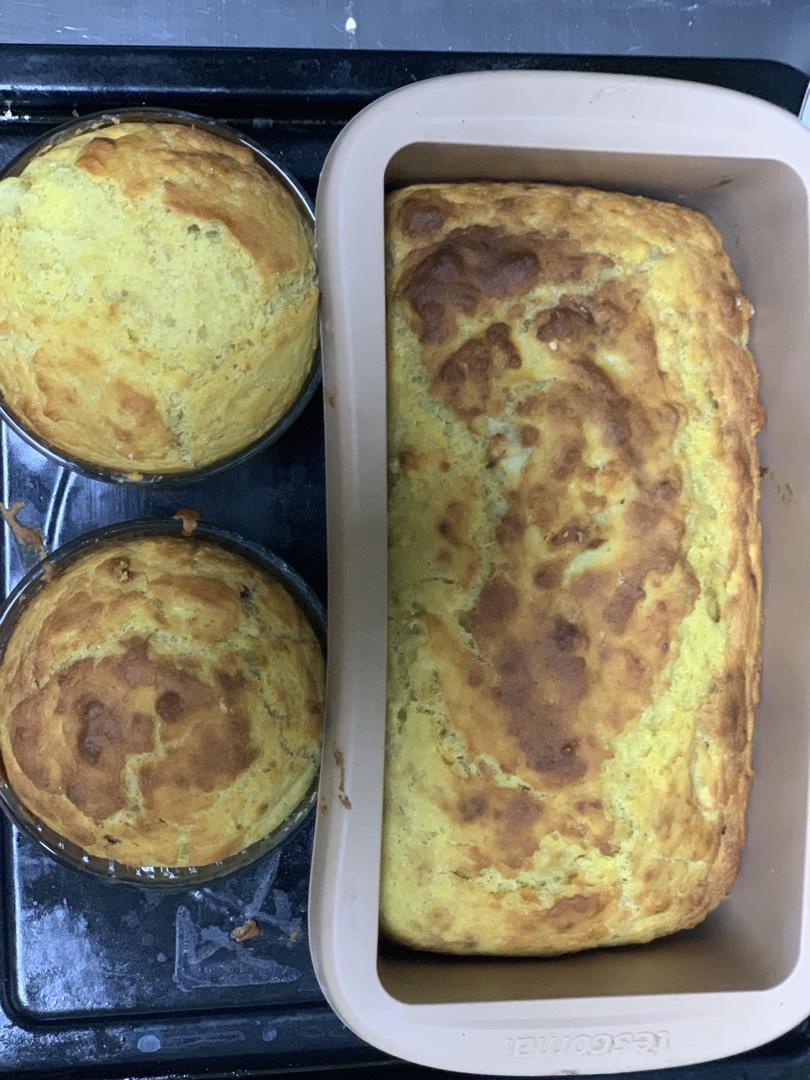 蔓越莓香橙玉米快手面包丨健康·烘焙