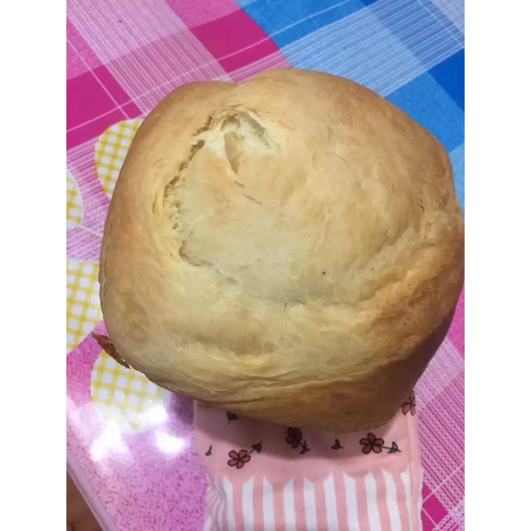 超级好吃的原味面包（面包机版）