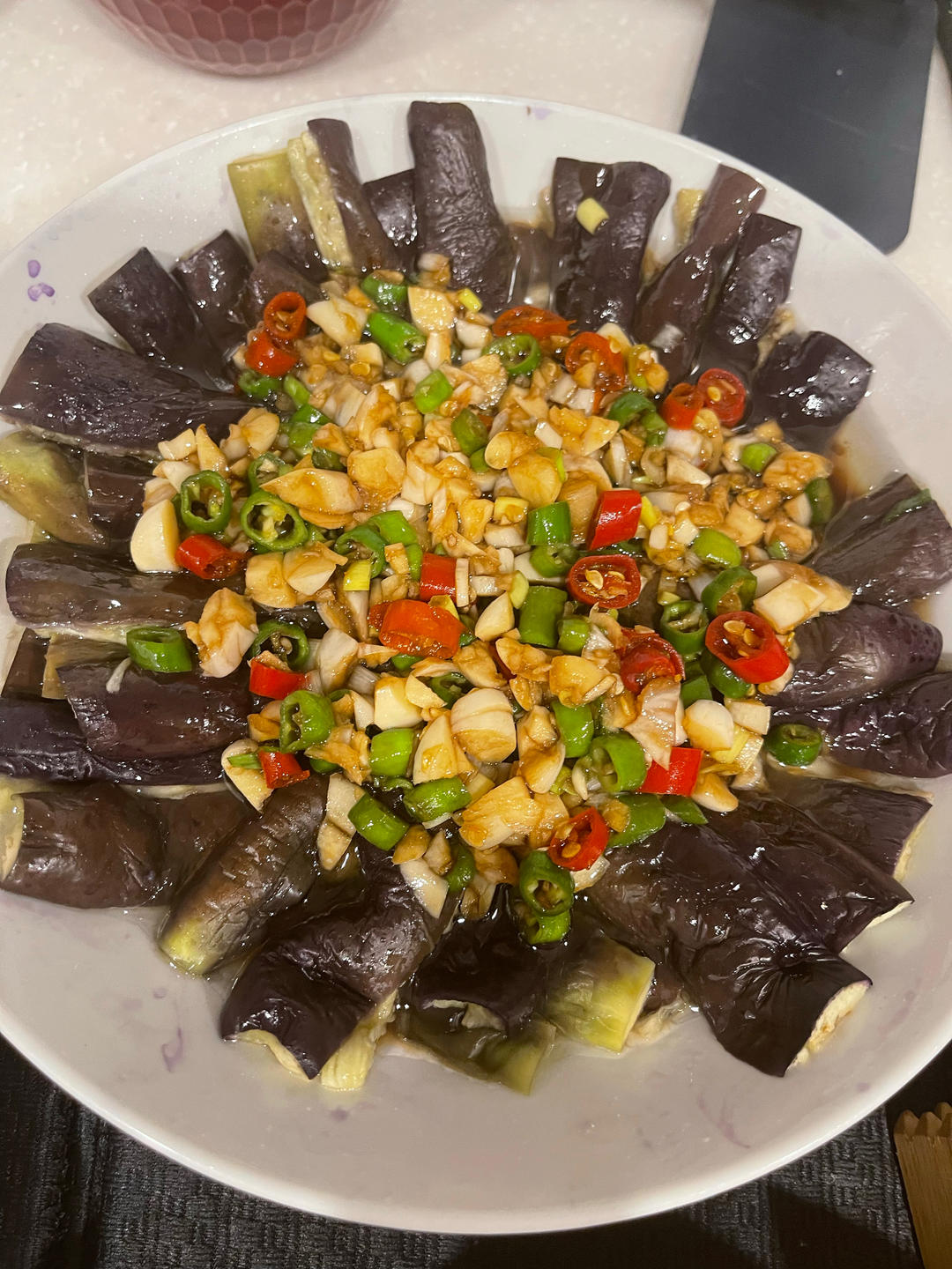 不变色手撕蒸茄子丨凉拌茄子