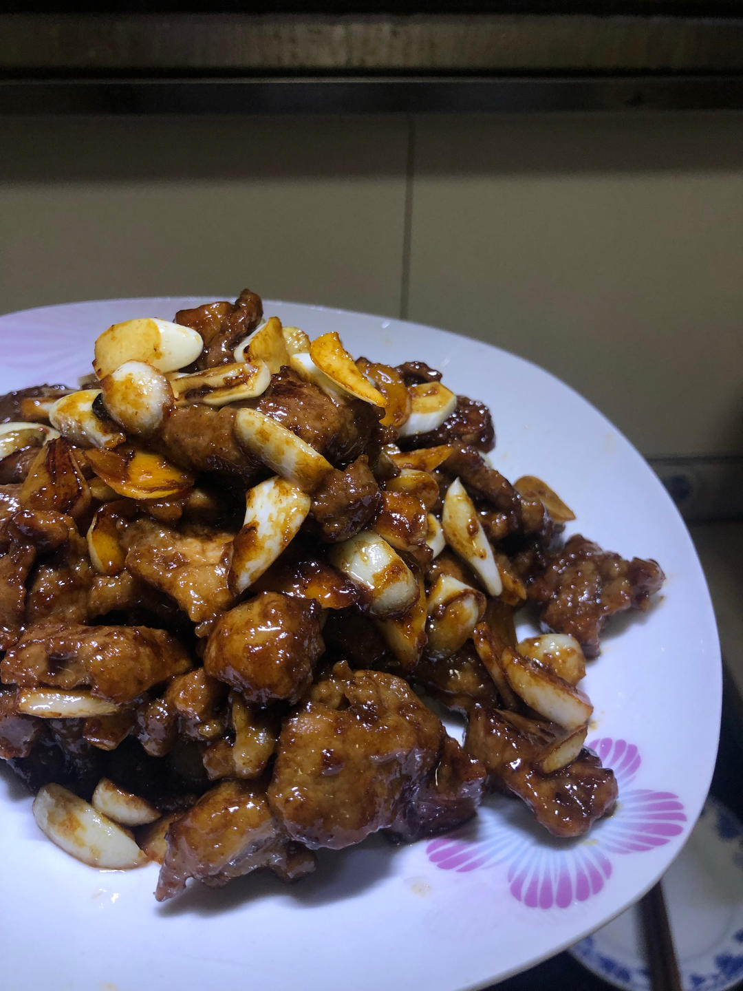 蒜爆羊肉