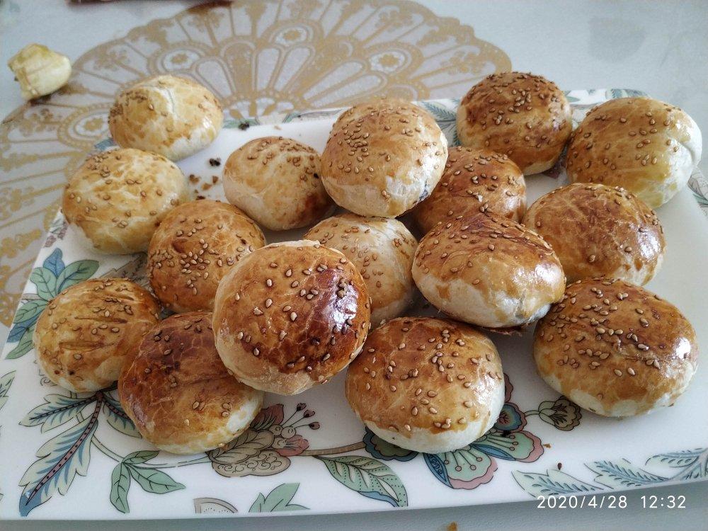 椒盐酥饼（自制椒盐芝麻馅）