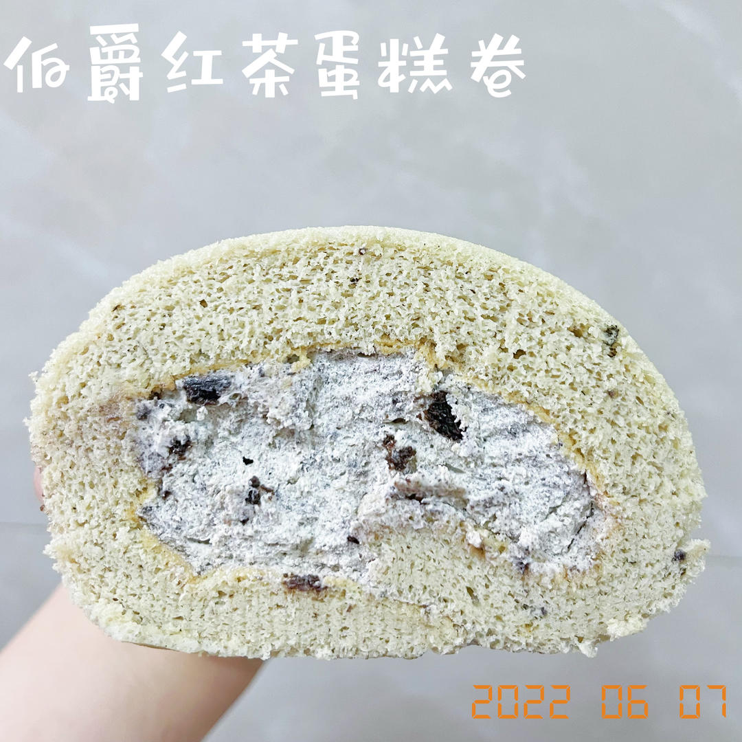 山姆招牌丨伯爵红茶蛋糕卷丨卷不裂配方分享