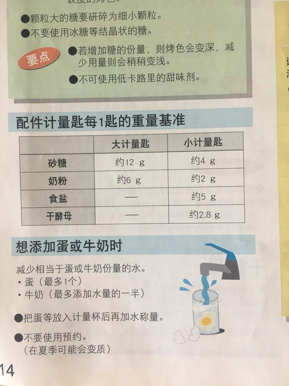 超级好吃的原味面包（面包机版）