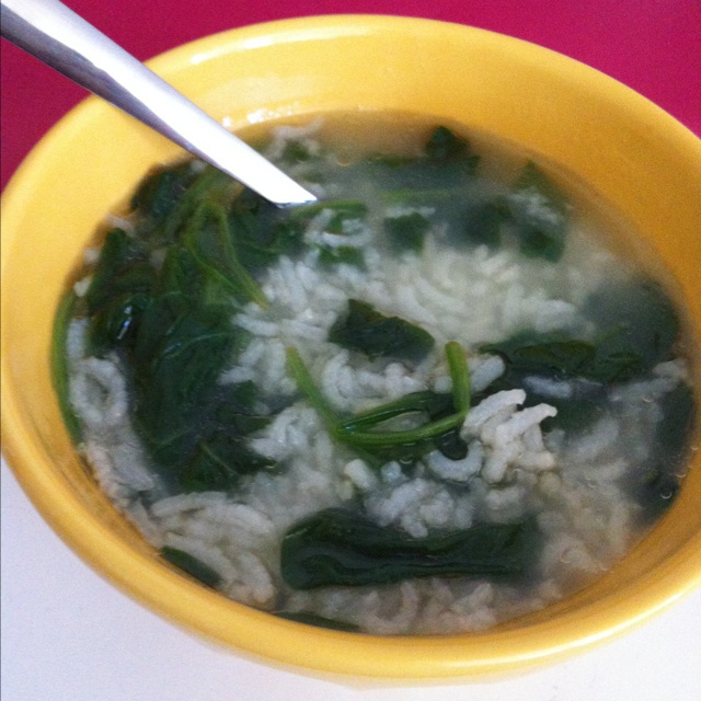 砂锅青菜粥