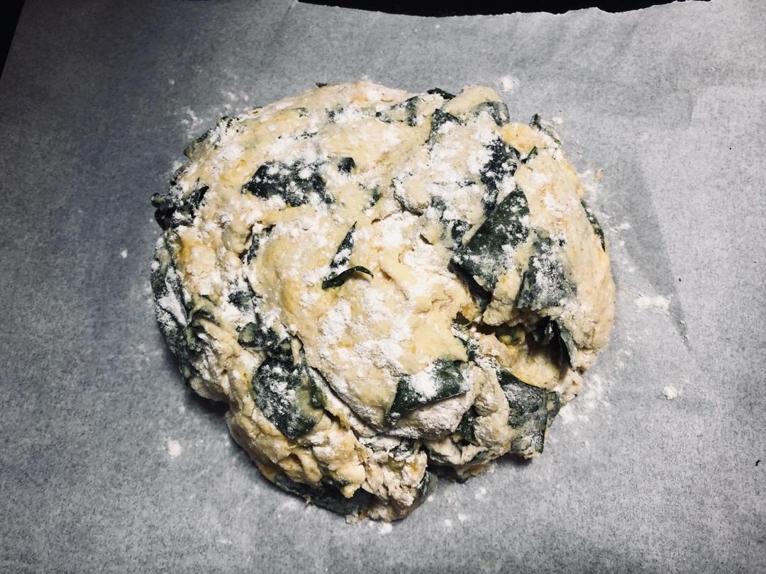 菠菜南瓜奶酪丹波面包丨健康·烘焙
