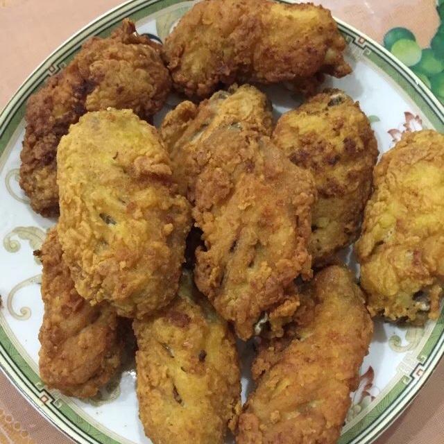 香脆辣味炸鸡翅