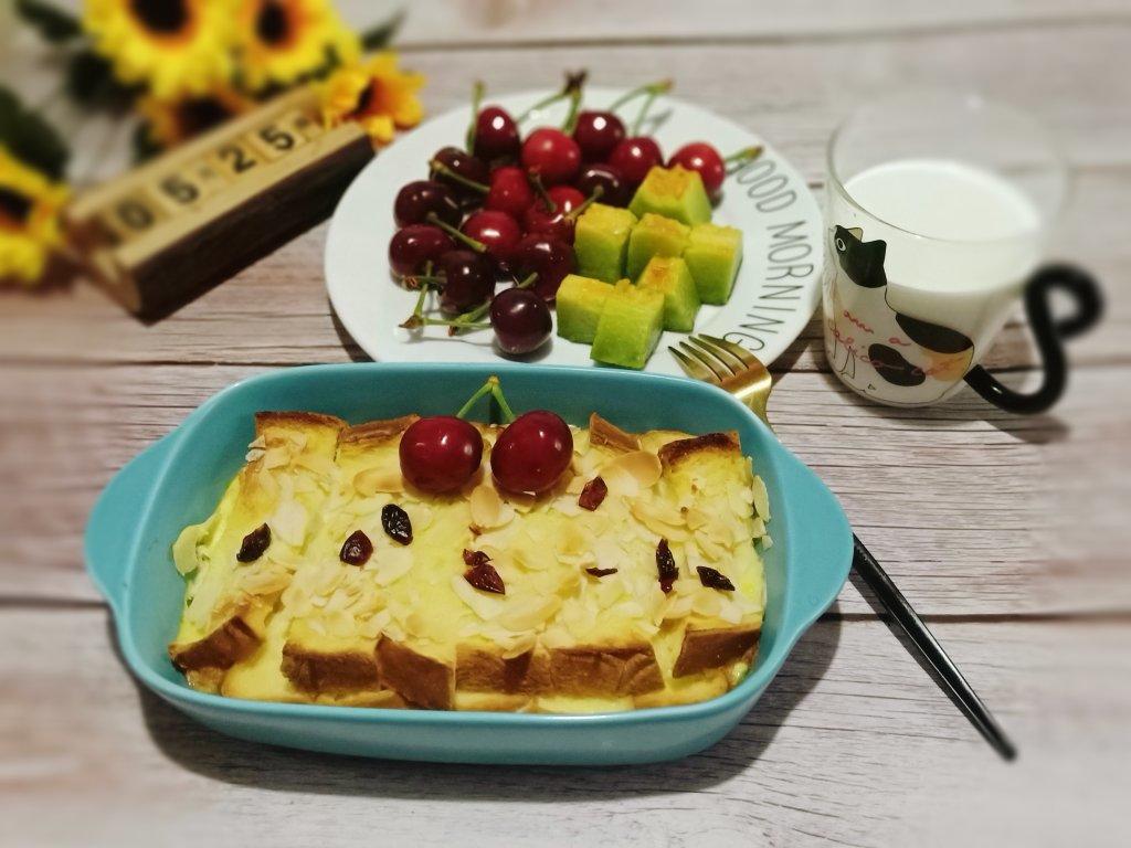 外脆里嫩的法式牛奶烤吐司