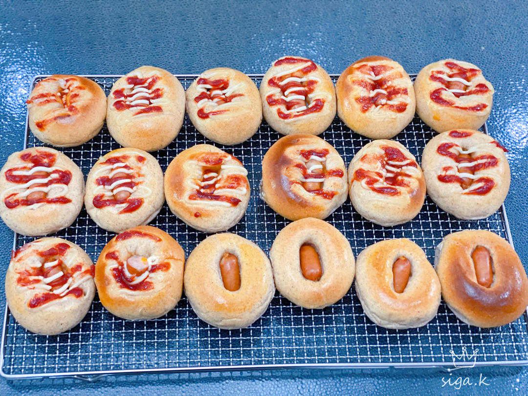 全麦肠仔小面包❗小朋友最爱的小面包🔥