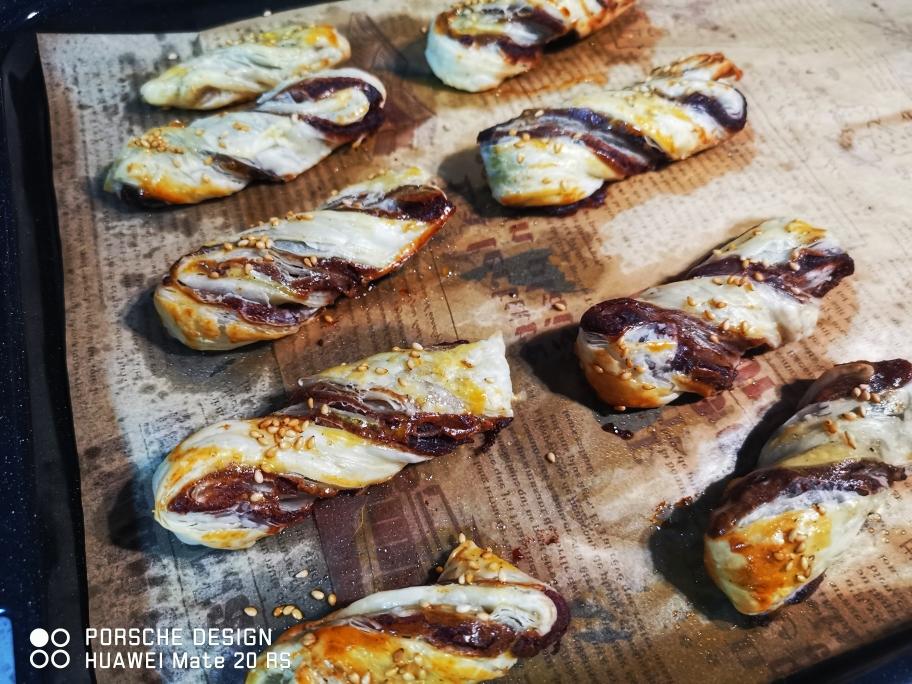 红豆千层酥（手抓饼版）的做法