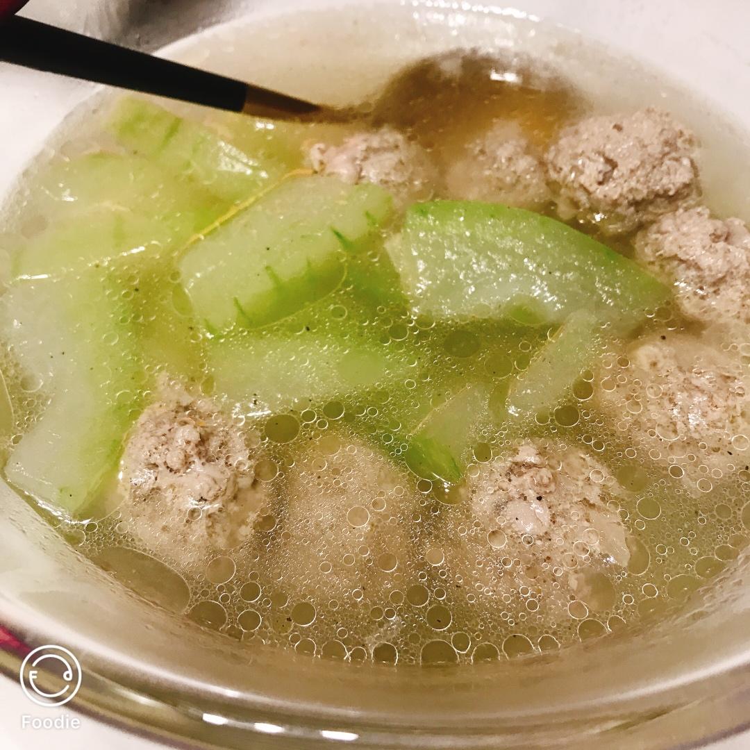 冬瓜汆丸子汤