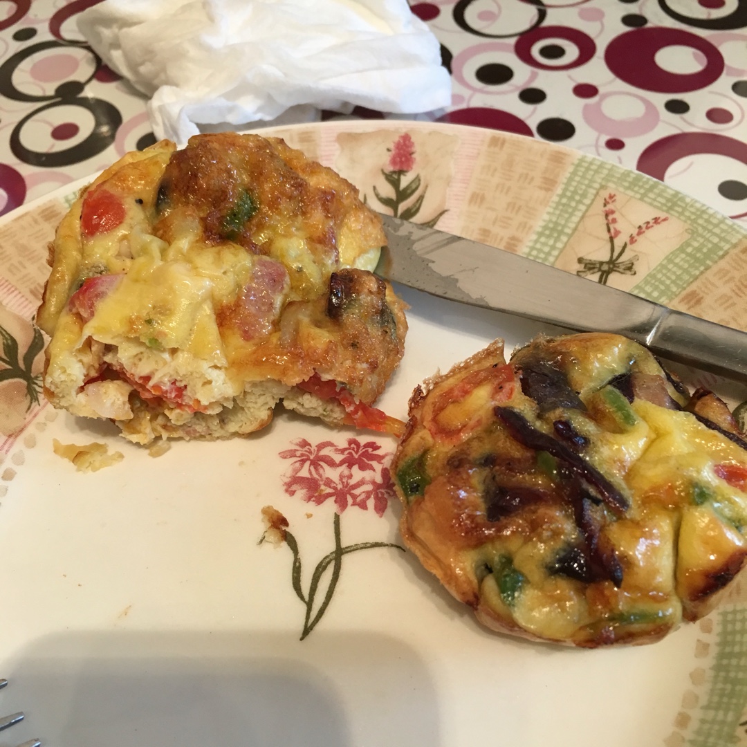 早餐鸡蛋杯cupcake Frittata