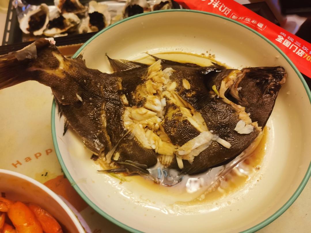 清蒸多宝鱼