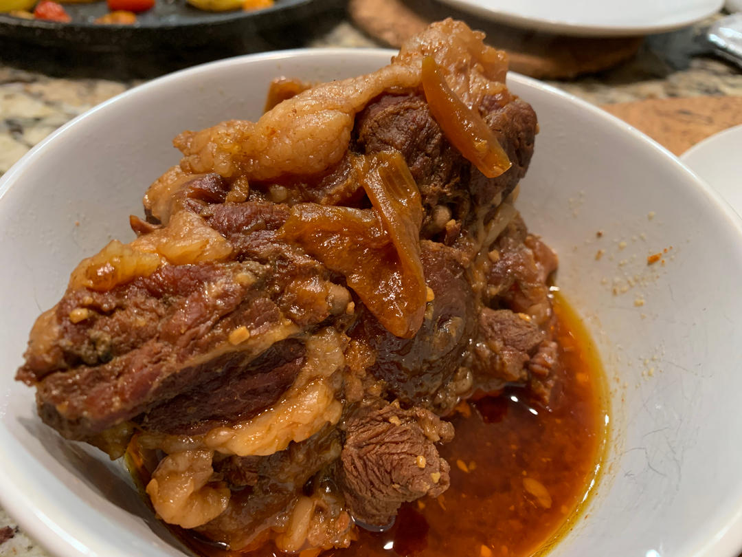 韩式红烧牛尾 Korean style Oxtail stew