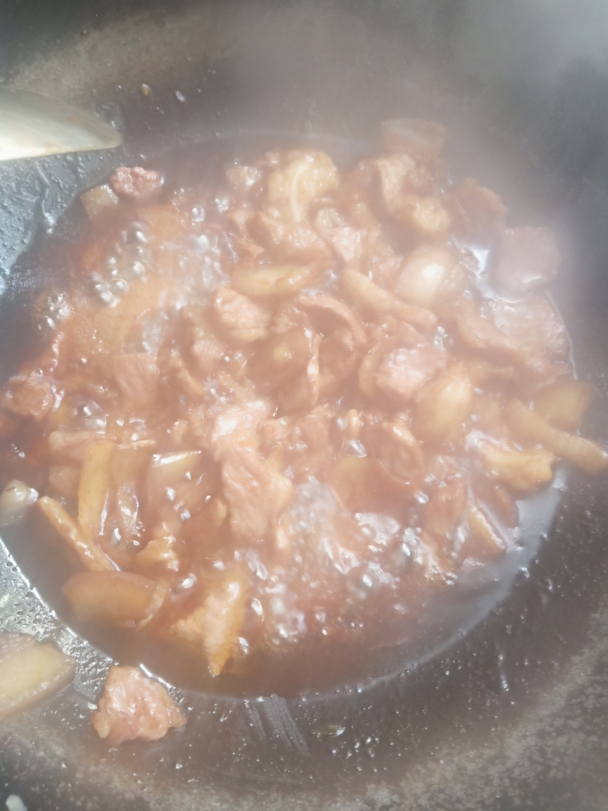 家常菜😘大蒜炒肉的做法 步骤4