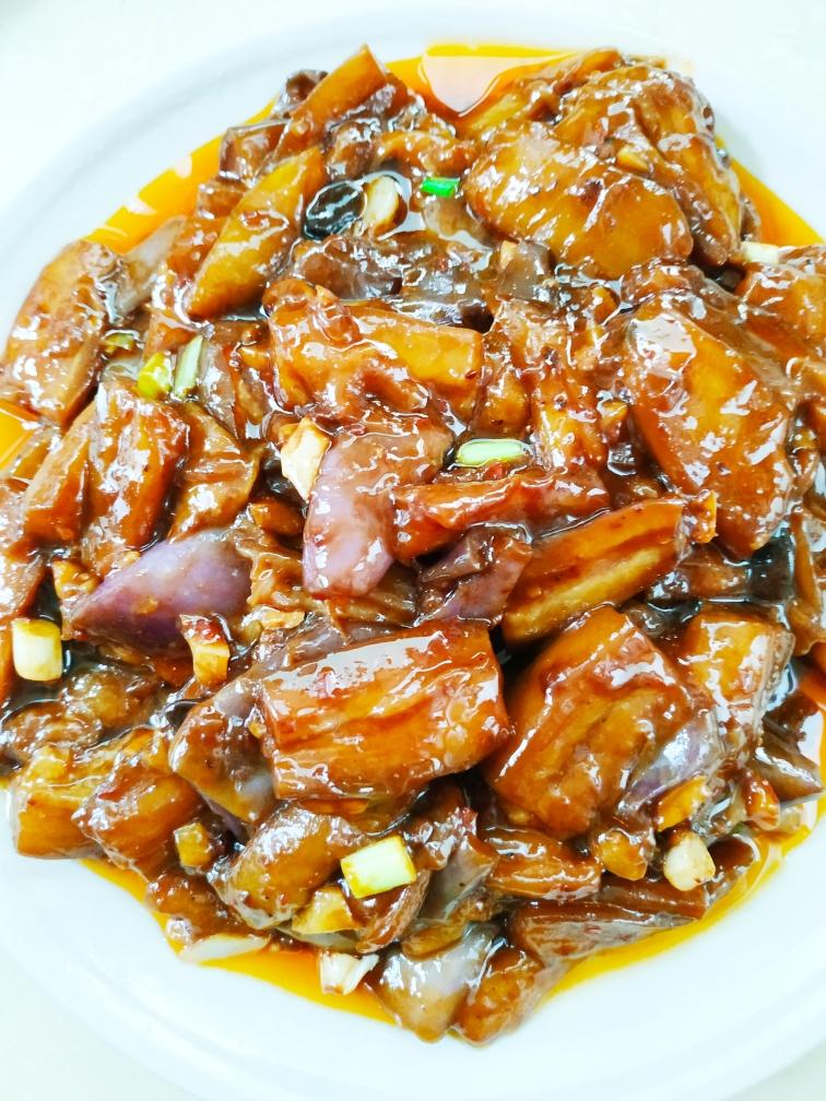 油淋茄子夏日里的下饭菜全素版