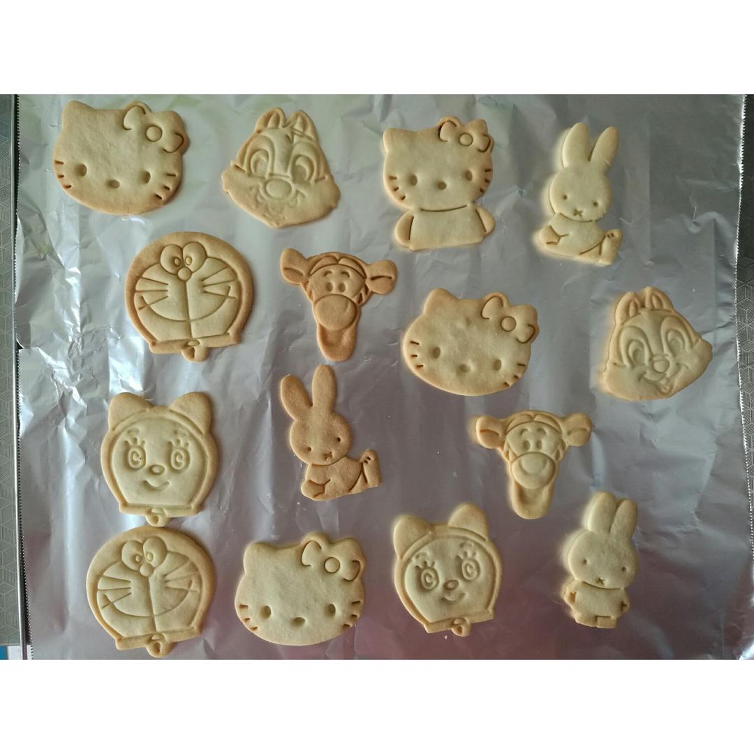如何做出图案清晰的——卡通小饼干