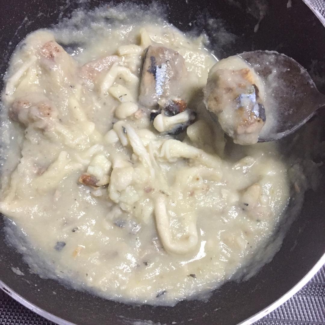 减脂版蛤蜊浓汤(clam chowder)