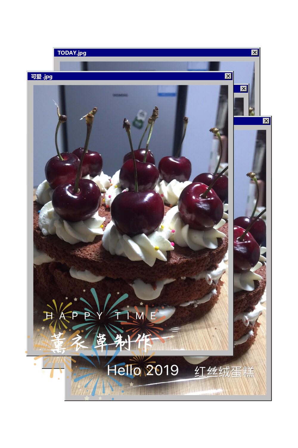 红丝绒裸蛋糕（戚风）