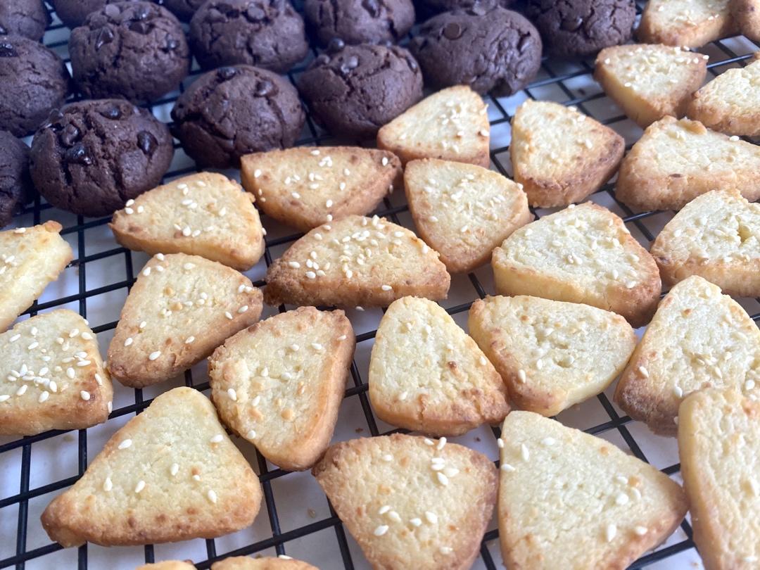 免打发❗️零失败❗️黄金芝士咸味饼干❗️