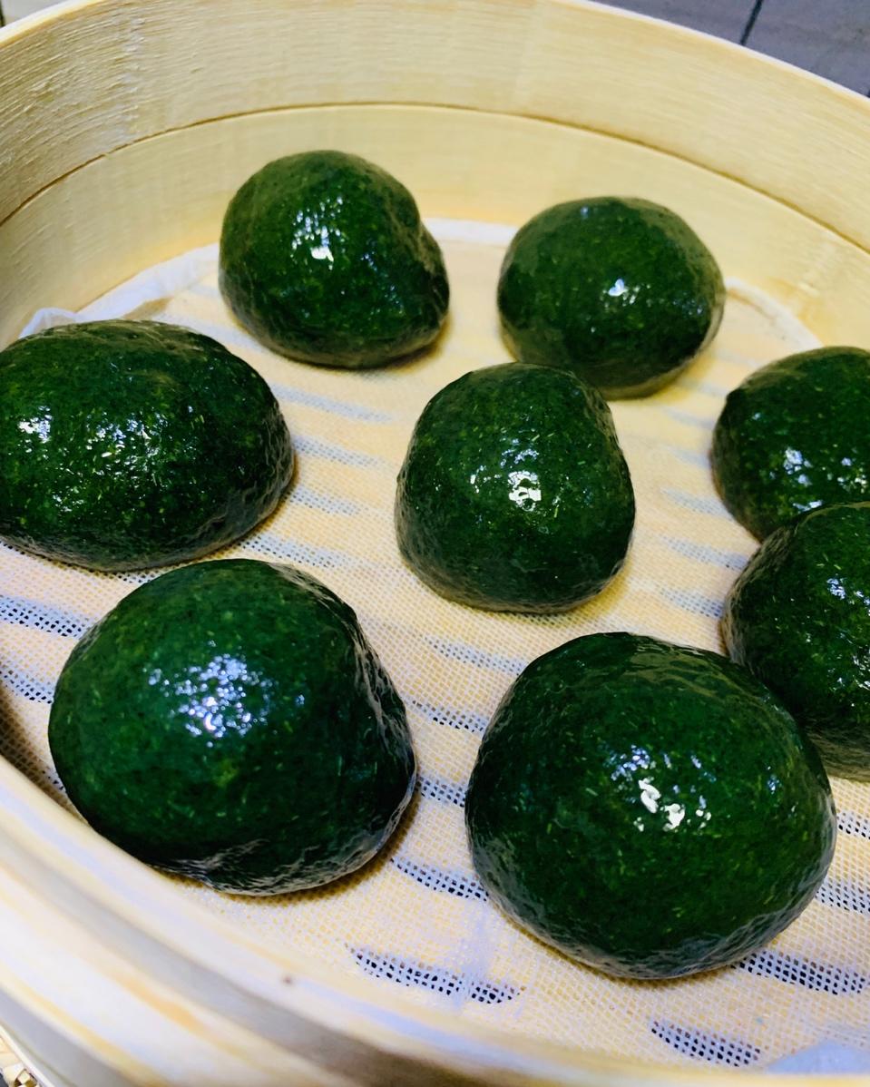 《Tinrry+》咸蛋黄肉松青团+红豆沙青团