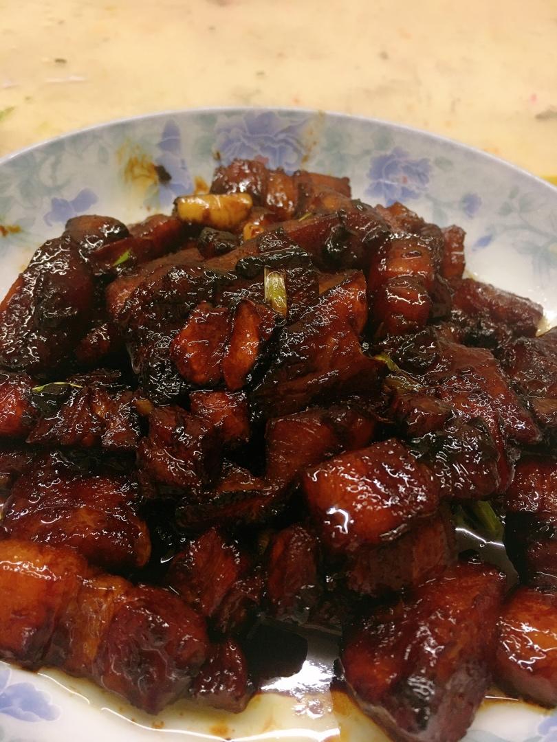 太过瘾～苹果红烧肉