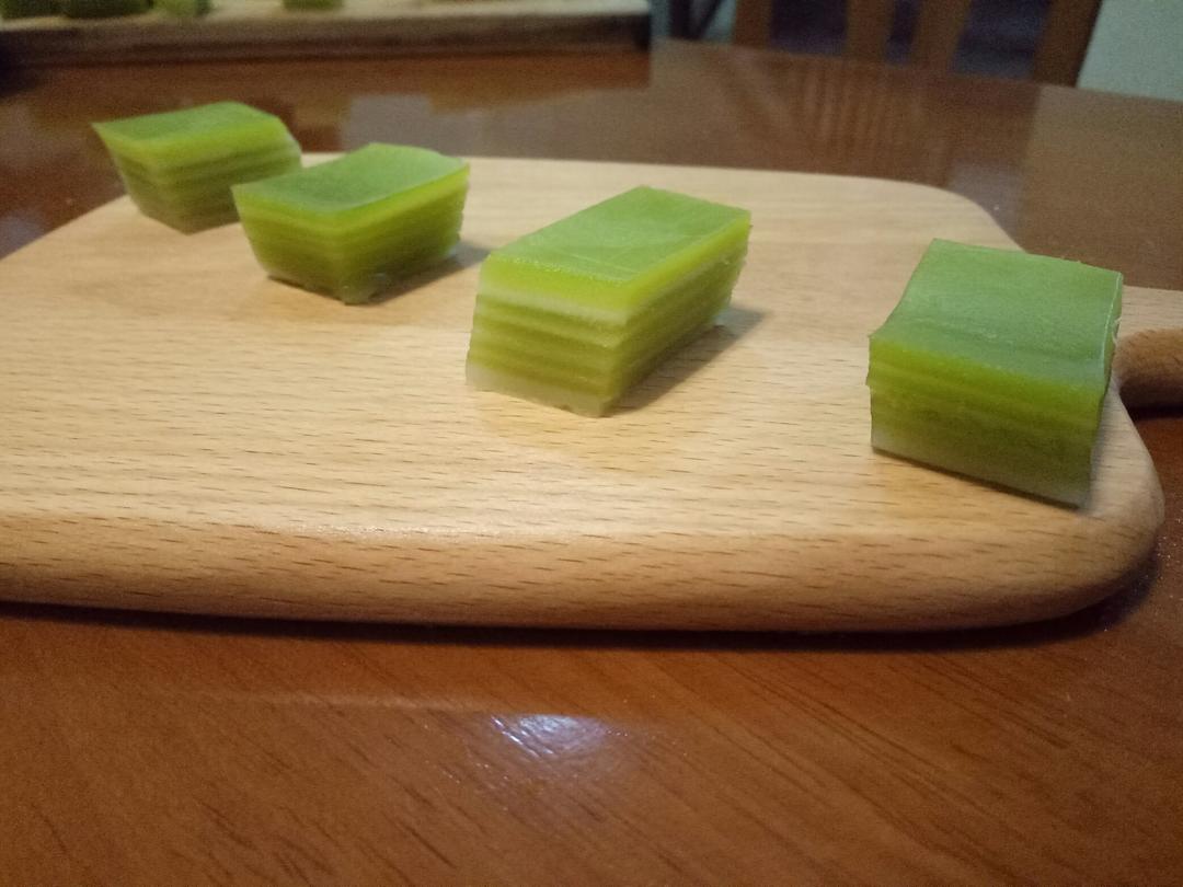 香兰叶椰汁糕（非香兰色素）