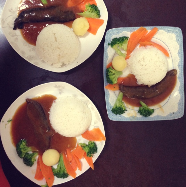 鲍汁海参捞饭