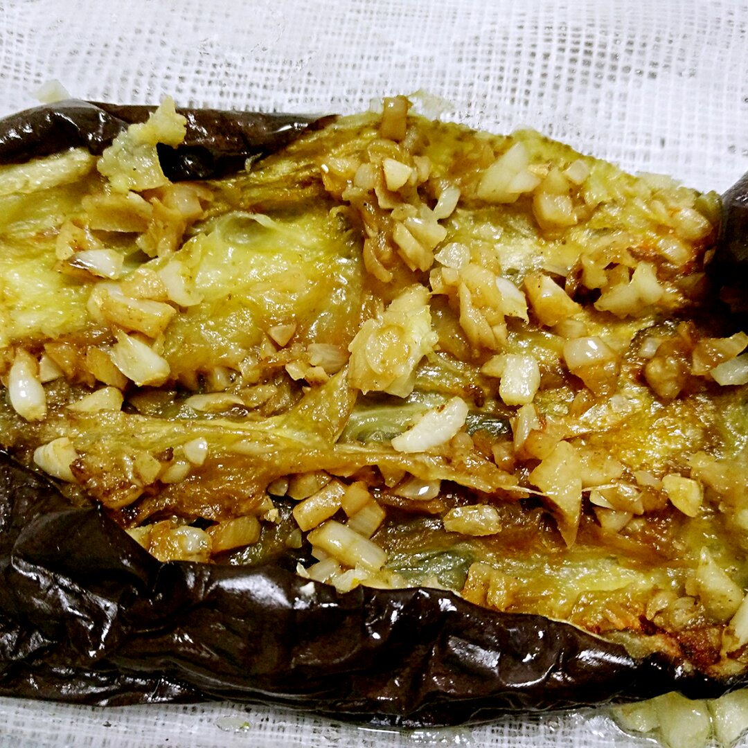 蒜泥烤茄子