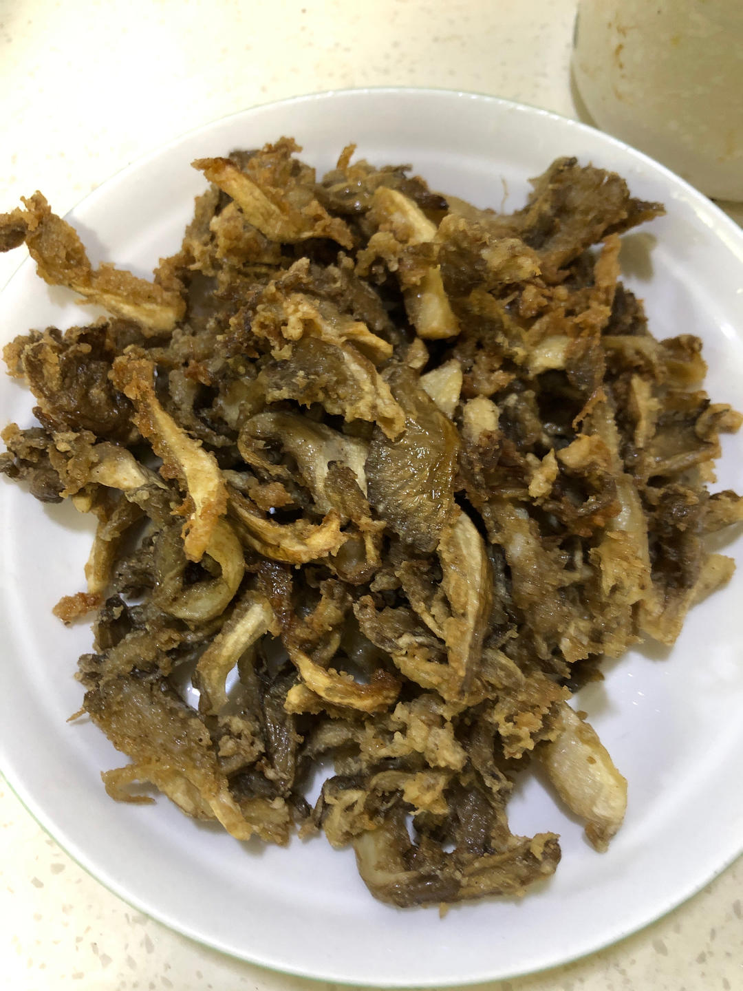 软炸蘑菇（平菇）