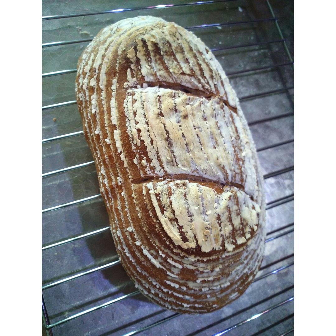 全麦核桃面包---无糖无油