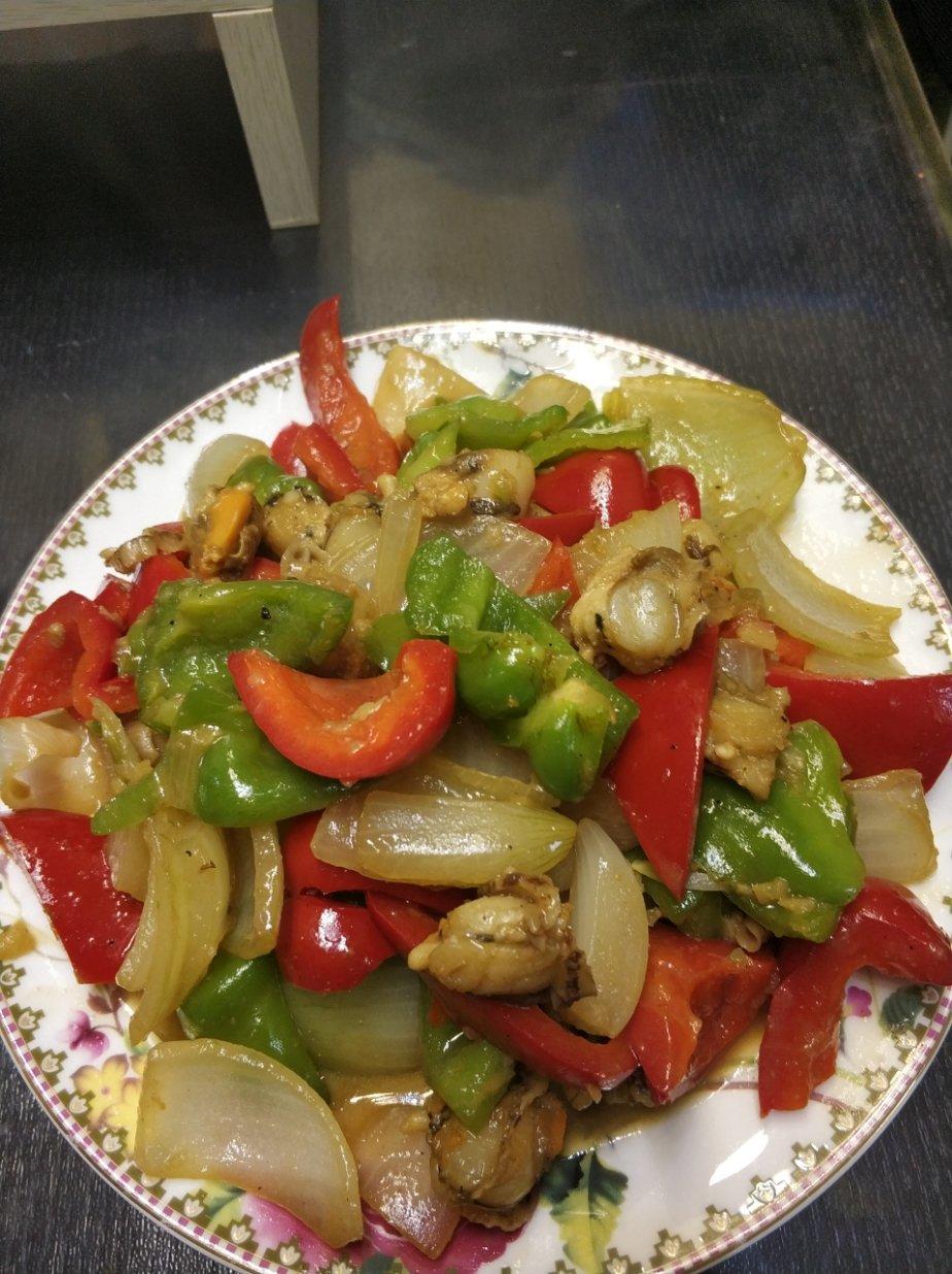 家常小炒扇贝肉