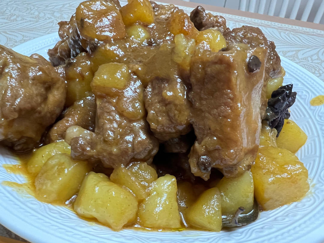 土豆炖排骨