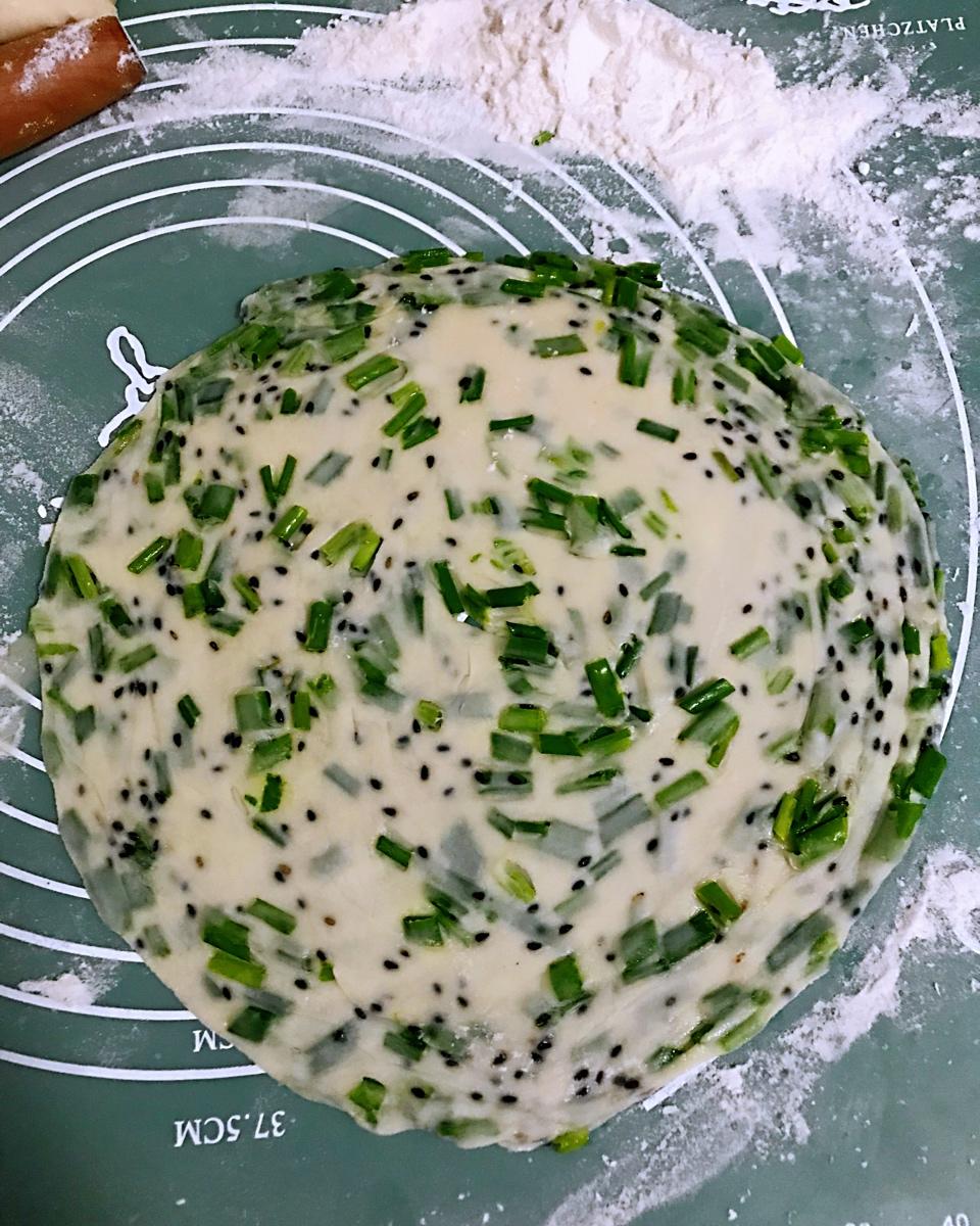 家常葱油饼