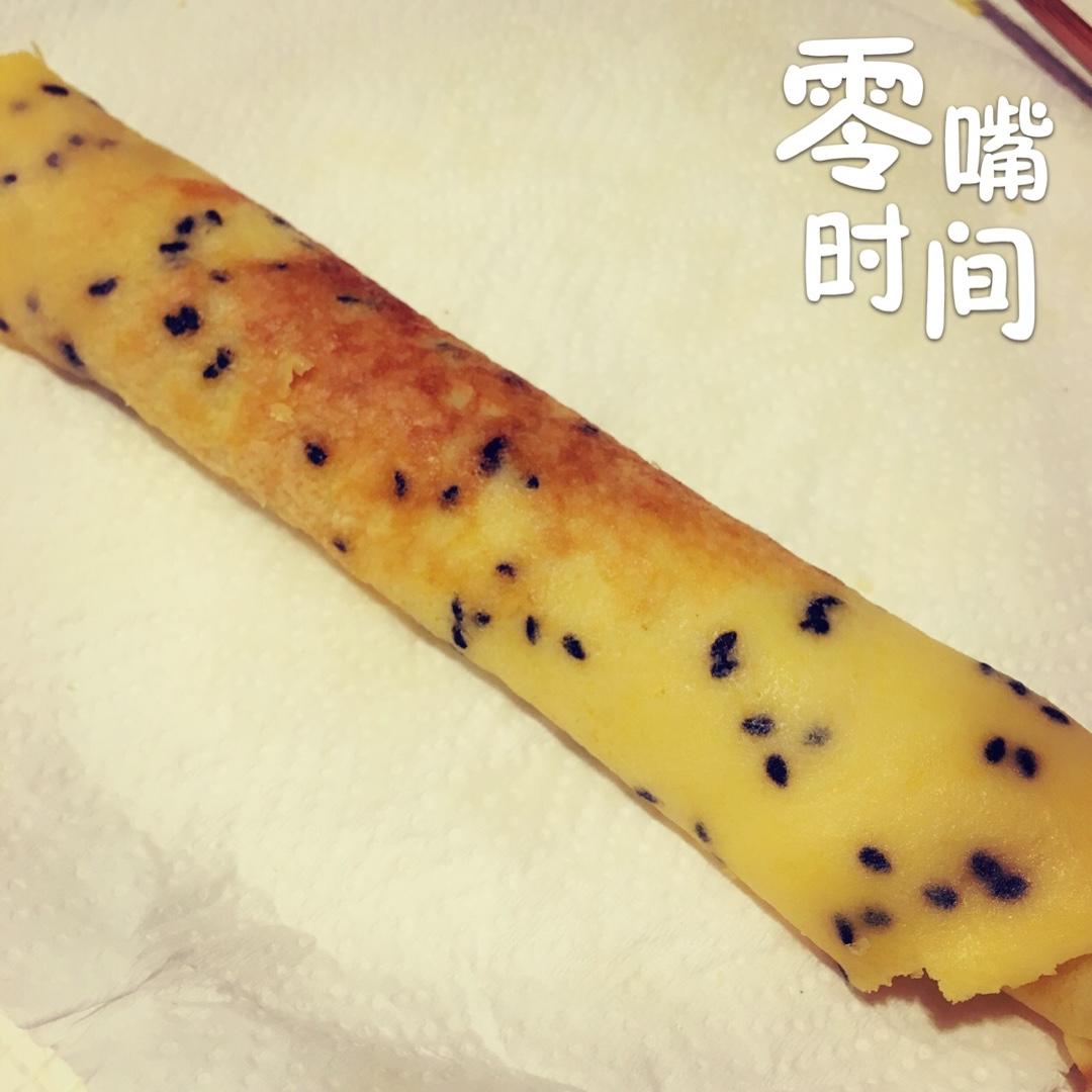 平底锅脆皮蛋卷