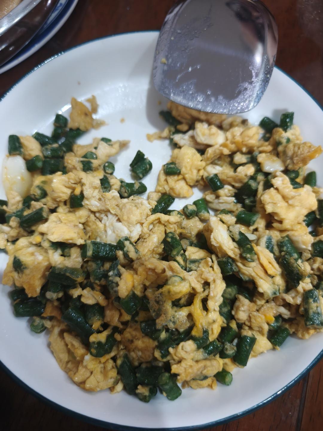 豆角炒蛋超级下饭菜，不好吃算我输