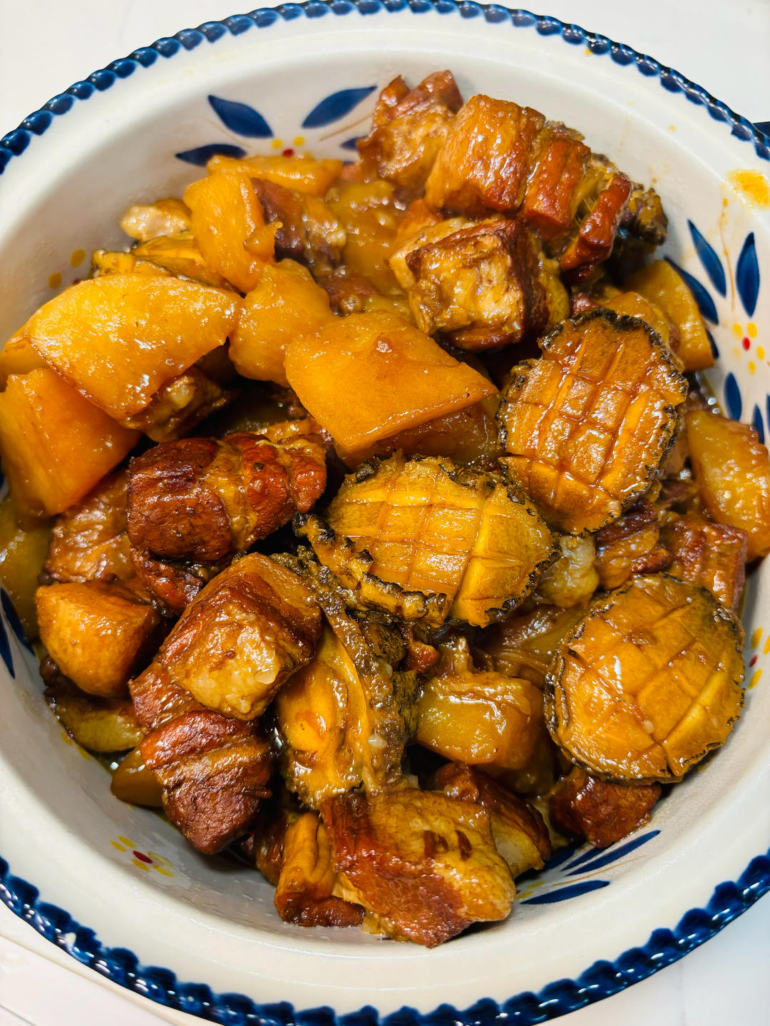 鲍鱼土豆红烧肉