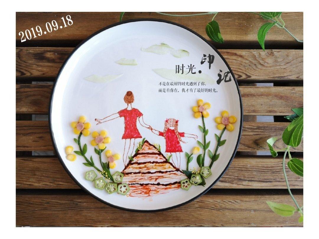 我的梦少女系列餐盘画
