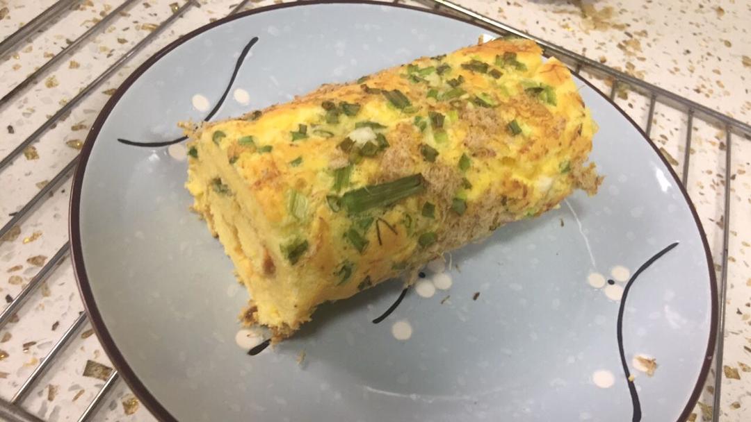 香葱肉松蛋糕卷