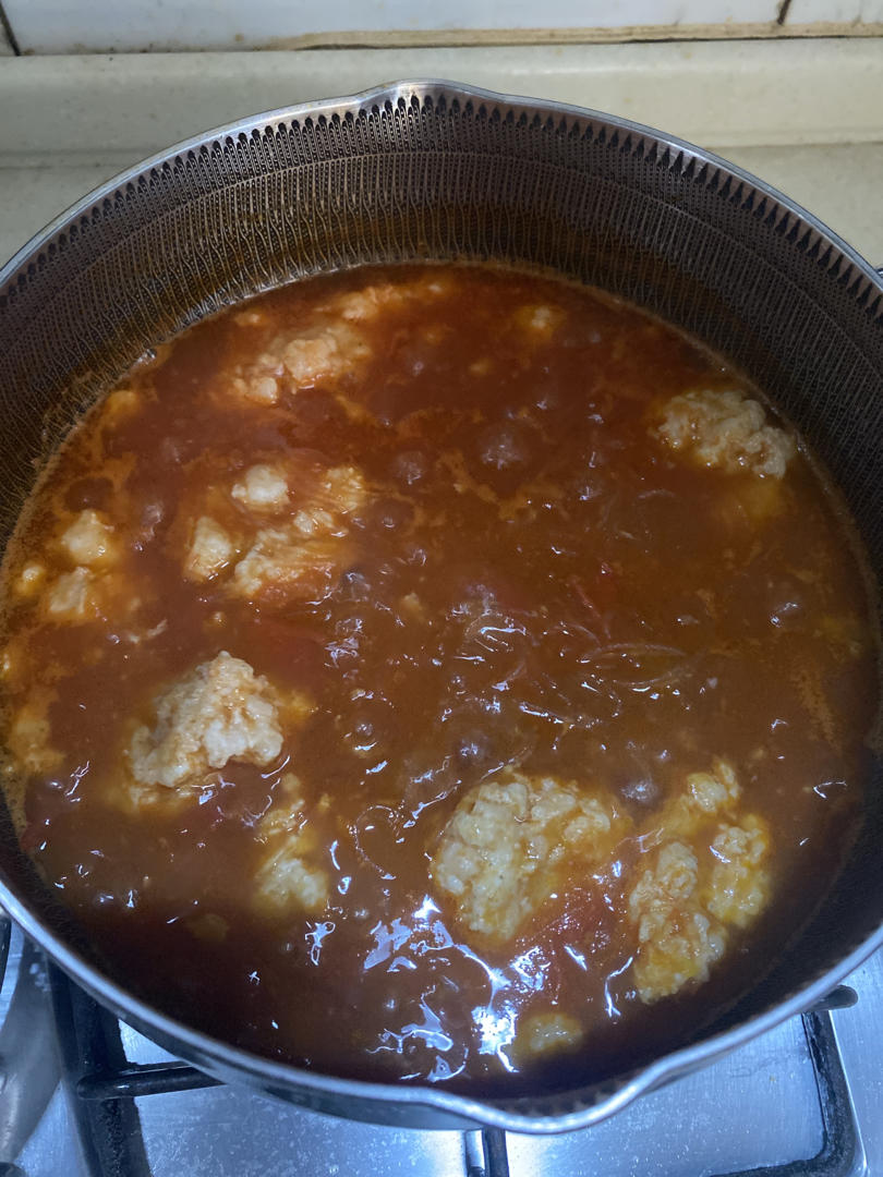 火爆餐厅的番茄虾滑粉丝煲，鲜香美味又下饭